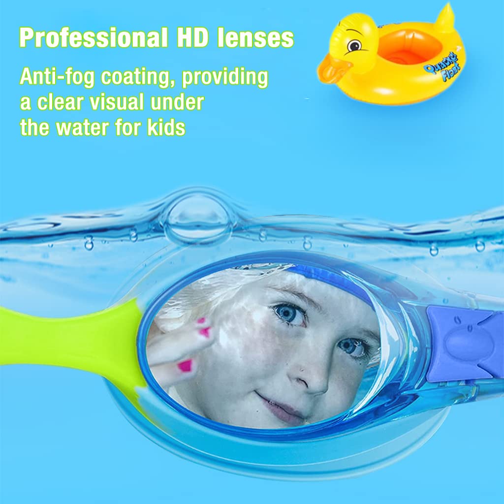 Proberos Swimming Goggles for Boys and Girls with Earplugs and Nose Clip, Anti Fog UV Protection Professional No Leaking Swimming Goggles for Men Women (Blue) Proberos Swimming Goggles for Boys and Girls with Earplugs and Nose Clip, Anti Fog UV Protection Professional No Leaking Swimming Goggles for Men Women (Blue)